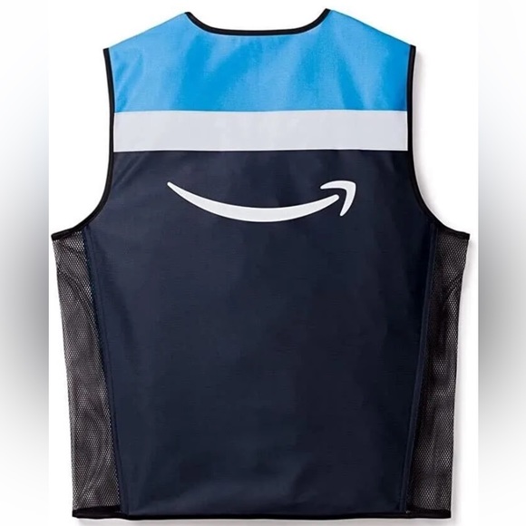 Amazon Flex DSP Unisex Delivery Driver Safety Reflective Full Zip Vest Size XL - Picture 2 of 4